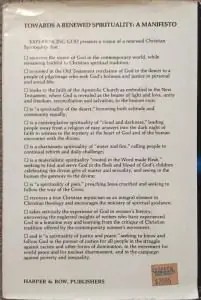 'Задняя обложка первого американского издания True God (переименованного в Experiencing God)&39