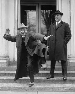 Билли Сандей в Белом доме в 1922 году