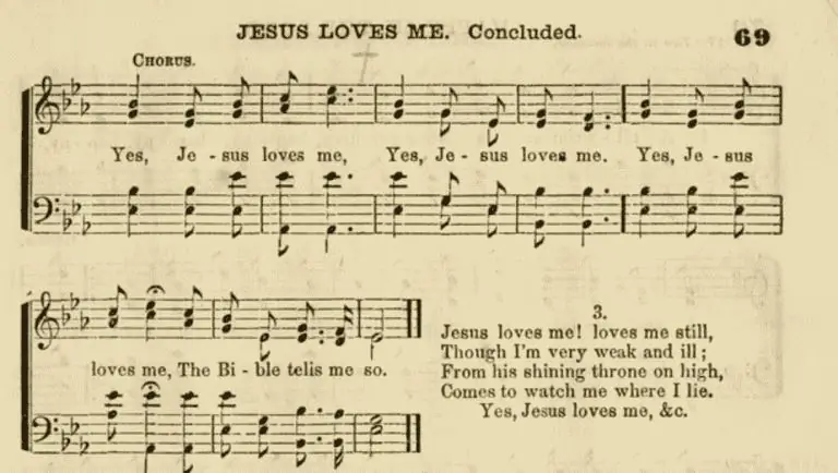 "Иисус любит меня, это я знаю"