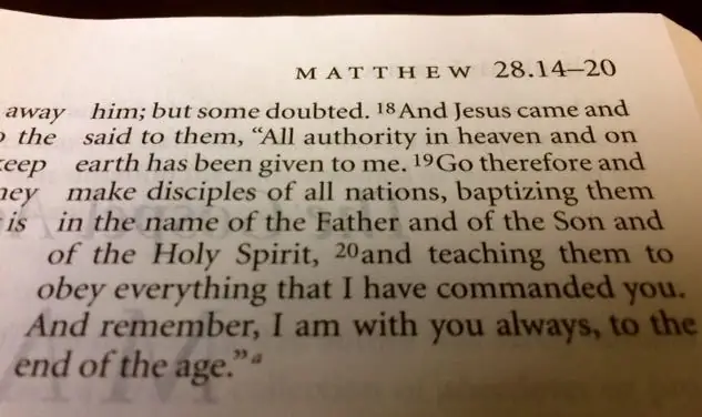 Идите туда и подготовьте несколько учеников - Матфей 28:19 и Ученичество