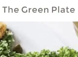 зеленая тарелка