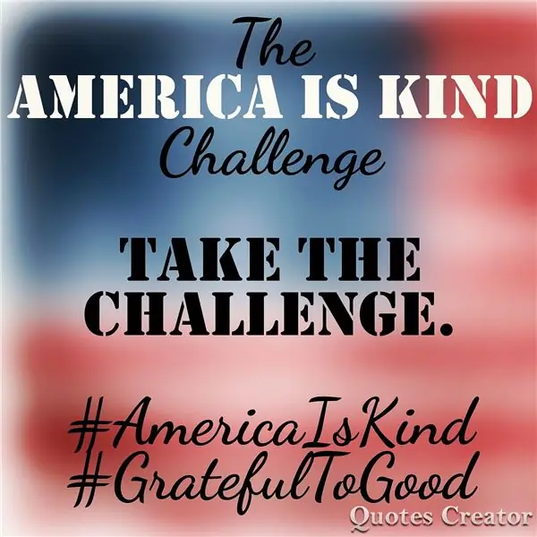 The AmericaIsKindChallenge: день четвертый