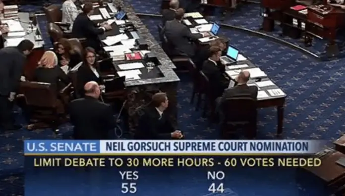 BREAKING: Gorsuch терпит неудачу (если вы не можете выиграть честно и справедливо, просто измените правила)