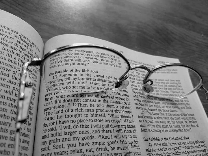 Применение линзы диалога к притче о богатом дураке