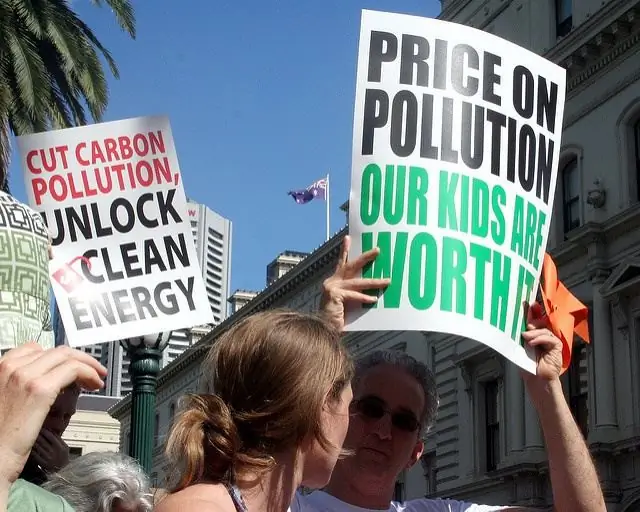 'Price the Polluters Rally - Цена загрязнения, которую наши дети стоят того. Австралия, 2012 г. Фото: Takver на flickr.com. Некоторые права защищены