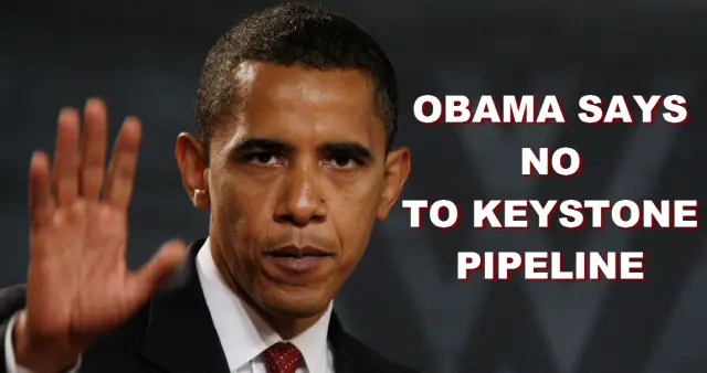 Срочные новости: Обама отвергает проект трубопровода Keystone XL