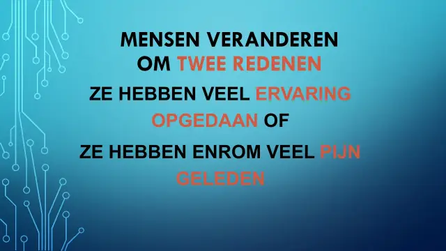 Вы бы изменились?