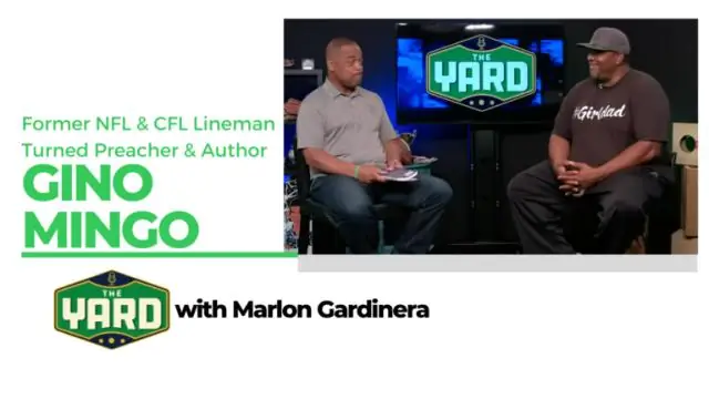 Джино Минго, бывший линейный игрок NFL & CFL, ныне пастор, автор, ученик